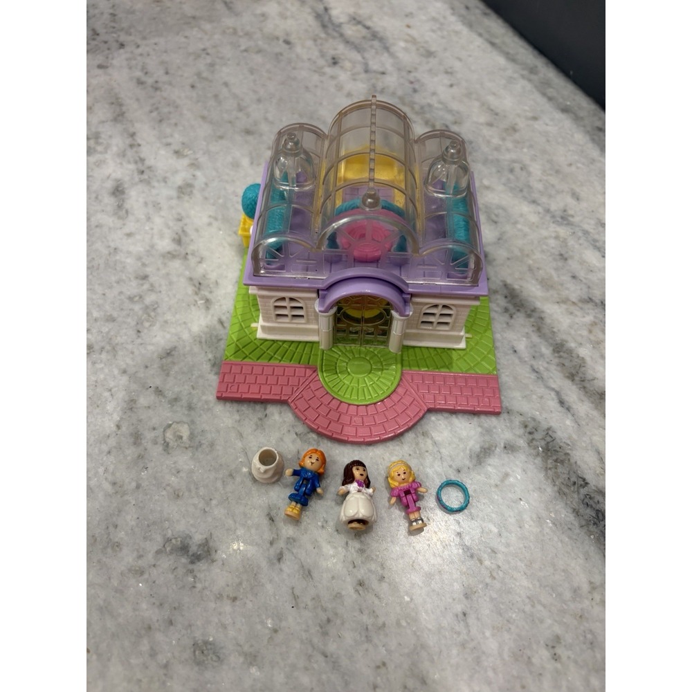 Polly Pocket Bluebird Light-Up Bridal Salon – Works, Skirts & Tiara, Incomplete